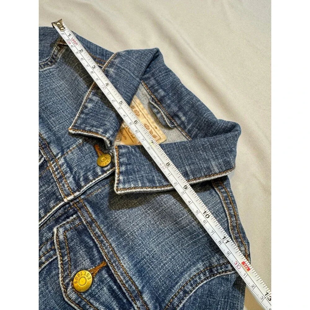 The Children’s Place Kids Stretchy Denim Jean Jacket - Size M 7/8 (A084)